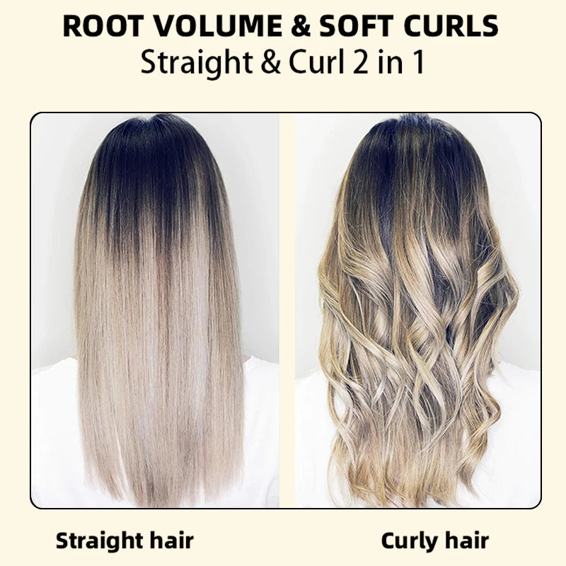 Dual Voltage Hair Styling Curler & Straightener