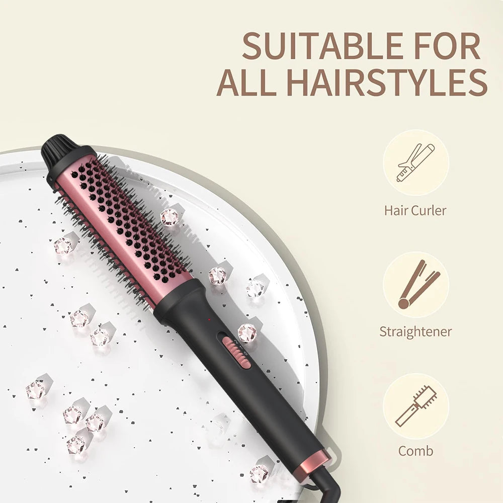 Dual Voltage Hair Styling Curler & Straightener