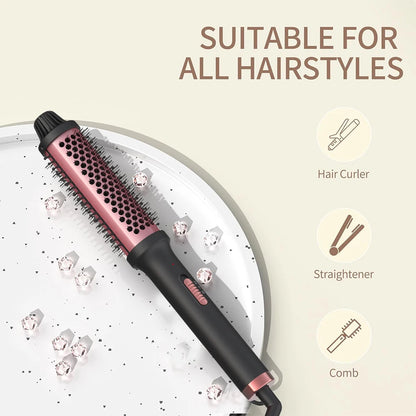 Dual Voltage Hair Styling Curler & Straightener